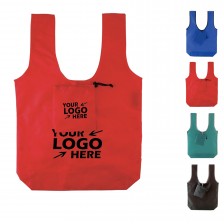 Foldable Reusable Grocery Bag with Pouch